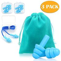 Sleeping Ear Plugs, WECLUB Soft Silicone Noise Cancelling Ear Plugs with Cord Noise Reduction for Sleeping, Snoring, Swimming, Concerts and Airplanes