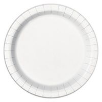 White Paper Plates, 8ct
