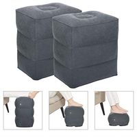 WEY&FLY Inflatable Foot Rest Pillow/Height-Adjustable Pillow/Portable Pillow for Aircraft, Train, Car, Long-Distance Travel, Travel Foot Pillow for Children's Rest - Ideal Travel Accessories