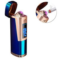 Kivors Six Arc Electric Lighter USB Rechargeable Windproof Plasma X Beam Arc Lighter with led Battery Indicator