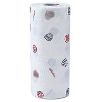 Liveday Disposable Kitchen Tissue Water-Absorbing Oil-Absorbing Paper Towel Wet Dry Use Printed for Home Kitchen