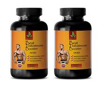 Testosterone Booster with Horny Goat Weed - Best Testosterone Booster for Men - Dietary Supplements - Fenugreek and tribulus - 2 Bottles 120 Capsules