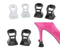 Ewanda store 15 Pairs Black High Heel Protectors for Shoes,Stoppers for Walking Safely on Grass,Small/Medium/Large