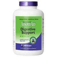 AbsorbAid Digestive Enzymes 240 vCaps, Proven to Increase Vital Nutrient Absorption by up to 71%