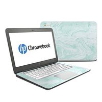 Winter Green Marble Protector Skin Sticker Compatible with HP Chromebook 14 - Ultra Thin Protective Vinyl Decal Wrap Cover