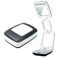 Daylight 3X Magnifying Lamp Table Magnifying Gooseneck Desk Lamp with 9 LEDs Best Gift for for Reading Crafts Hobbies