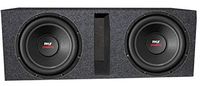 2) Pyle PLPW10D 10" 2000W Car Subwoofer Audio Subs DVC 4 Ohm + Ported Vented Box