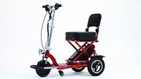 Triaxe Sport Foldable Scooter - Color Metallic Red - 13" Seat Width