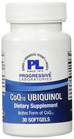 Progressive Labs COQ10 Ubiquinol Supplement, 30 Count