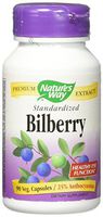 Nature's Way Bilberry Standardized Extract Veg Capsules 90 ea