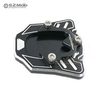 Frames & Fittings for Honda NC700 NC700S NC700X 2012-2013 Motorcycle CNC Side Kickstand Stand Extension Support Plate with Logo Black