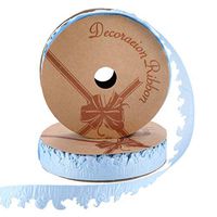 Blue Baby Celebration Craft Satin Ribbon，DIY Supplies Grosgrain Ribbon for Baby Shower Birthday Party Decoration and Gift Packing,2 * 10 Yards (3/4 inch, Blue)