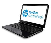 HP Pavilion Chromebook, 14" Wide Screen LED Display, Intel Processor, 4GB, 16GB Solid State Drive Black, Chrome OS  (Renewed)