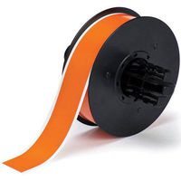 Brady - B30C-1125-595-OR - Orange Vinyl Film Label Tape Roll, Indoor/Outdoor Label Type, 100 ft. Length, 1-1/8 Width