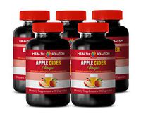 Weight Management Supplements for Women - Fat Burner Vitamins for Men - Apple Cider Vinegar - with KELP, SPIRYLINA, Lecithin, Potassium - Apple Cider Vinegar in Pill Form - 5 Bottles 450 Capsules