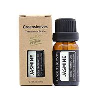 GREENSLEEVES Jasmine Essential Oil 100% Pure Organic Therapeutic Grade Aromatherapy Diffuser Oils 10ml