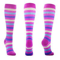 HLTPRO 20-30 mmHg Compression Socks Women & Men - Compression Stockings for Running, Nurse, Flight, Travel