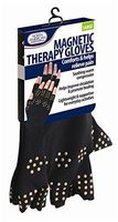 Black Magnetic Gloves Arthritis Therapy Support Pressure Pain Relief Heal Joints by iShapify LLC (Medium)