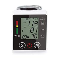 AlonSwallow Wrist Home Electronic Pressure Gauge Sphygmomanometer Home Double 99 Memory IHB Heart Rate Irregularity Detection Real Voice Voltage Detection