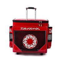 Fishing Bucket EVA Trolley Type Fish Bucket Guard Bucket Thickened Bucket Fishing Box Fishing Bucket Fish Box Fish Protective Bag Collapsible Water Bucket (Color : Red, Size : 50x46x27cm)