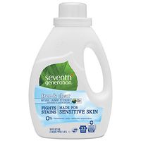 Seventh Generation 22769CT Natural 2X Concentrate Liquid Laundry Detergent, Free & Clear, 33 loads, 50 oz (Case of 6)