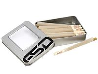 RAW Prerolled Organic King Sized Cones | 20 Pack | with Small Empty Portable Rectangular Shaped Containers for Storage 3.5'' x 4.5'' x 1''