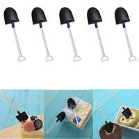 XICHEN Pack of 100 Disposable Spoons Ice cream/pudding/cake/fruit salad spoon -individual package