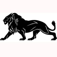 Car Sticker,sakd 1PC PET Removable Lion Car Body Decal Car Stickers Motorcycle Decorations,Picture Stickers Make Your car More Fashionable