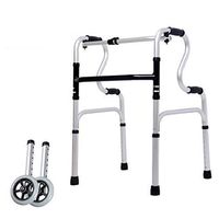 Folding Walking aids Aluminum Alloy Material Walker for Elderly, Seniors, Handicap, Disabled max Bearing Weight 180kg（400lbs）