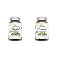 Amazing India Ashwagandha (Made with Organic Ashwagandha) 500 Mg 120 Veggie Capsules (Non-GMO) Promotes Healthy Immunity Supports Stress Management and Promotes Vitality (Pack of 2)