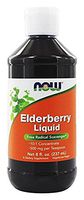 Now Elderberry Liquid,8-Ounce - Pack of 3