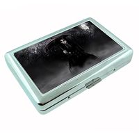Gothic D5 Silver Metal Cigarette Case Punk Medieval Dark Images