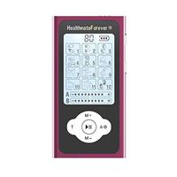 HealthmateForever Pro12ABQ Red 12 Modes Best Muscle Simulator tens EMS nmes Unit Machines Electric Electronic Pulse Massager Back Neck Shoulder Knee Legs Body Pain tmj Replacement Pads