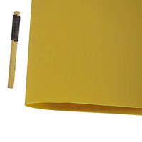 Shoe Sole Repair Rubber Sheet Pad Anti Slip Soling Sheet Half Soles 22.44 X 14.96 inch (Yellow, Thickness 1.8mm)