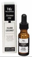 WoodWick Island Coconut Case of 6 Aroma Fragrance Oils for Ultrasonic Diffusers