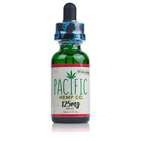 Strawberry Hemp Oil Drops - Fast Acting Pain Relief Organic Non-GMO Anti Anxiety Stress Relief Essential Oil Drops (125mg)