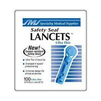 Safety Seal Lancets 30g 100 Sterile Lancets by Liberty