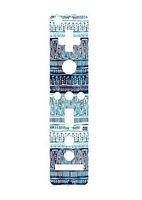 Fun Blue Pattern Bandana Wiimote Wii Controller Vinyl Decal Sticker Skin by Debbie's Designs