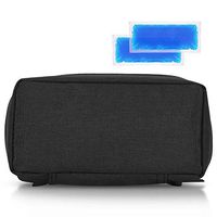 Insulin Cooler Bag, Portable Medical Insulation Protector Organizer Cooling Pouch Case (Black)