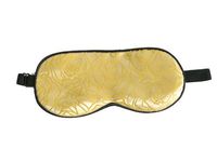 One New Silk Floral Brocade Eye Cover Sleep Mask Shade Yellow