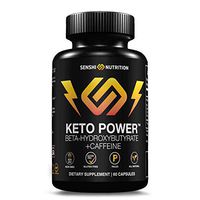 Exogenous Ketones - Keto Power Capsules - BHB Keto Diet Supplement with Caffeine - BHB Salts to Enhance Performance, Kickstart Ketosis, Increase Focus, Burn Fat for Energy - Beta-Hydroxybutyrates