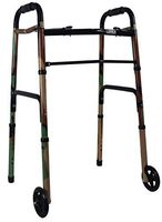 gigglyskins Two Wheeled Walker by MEDA Nova. Fun Walker Accessories. Great Gift for Grandpa and Grandma. Vinyl Wrapped Lumex Walkers. (Military)