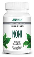 American Nutriceuticals – Noni – 60 Capsules – Powerful Adaptogen for Balanced Energy – 100% Freeze–Dried Whole Fruit Powder