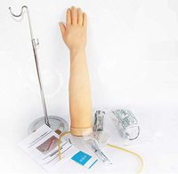 LXX IV Practice Arm Infusion Model- Venipuncture Practice Arm Profession Medical Simulator - for Training Intravenous Injection,Infusion,Blood Drawing Procedures and Techniques