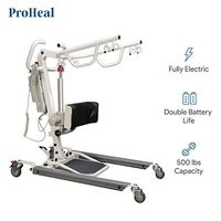 ProHeal Sit to Stand Lift - Full Body Patient Transfer Lifter for Home Use and Facilities - 500 Pound Weight Capacity, 6 Sling Hooks