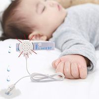 Lbzbz Bedwetting Alarm, Bedwetting Sensor Alarm Wet Reminder for Baby Kids, Wireless Bedwetting Alarm Moisture Sensor Enuresis Alarm