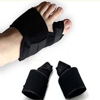 REZJZGZ Bunion Splint Big Toe Straightener Corrector Brace Orthopedic Sleeve Foot Wrap Night Time Support for Men and Women（1pair)） (Medium)
