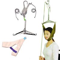 JKABNSDF Hopeforth Cervical Traction Over Door Neck Massager Device Kit Neck Stretcher Stretching Chiropractic Head Relaxation