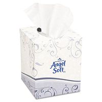 Georgia Pacific 46580BX Premium Facial Tissue, White, Cube Box, 96 Sheets/Box
