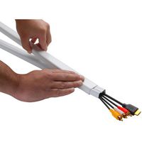 Quest FCL-22411 Raceway Cover Lid 1" x 48" White